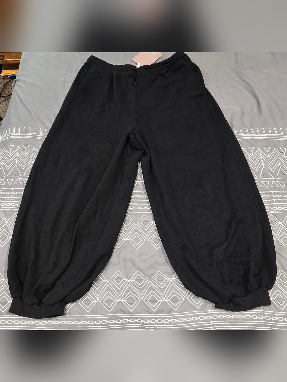 NAP Loungewear Sweatshirt And Jogger Set In Black Size XXL - Picture 10 of 10